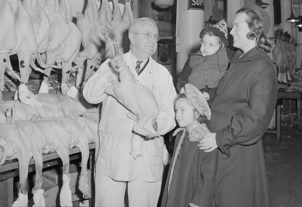 When you could buy fresh-killed turkeys at Faneuil Hall