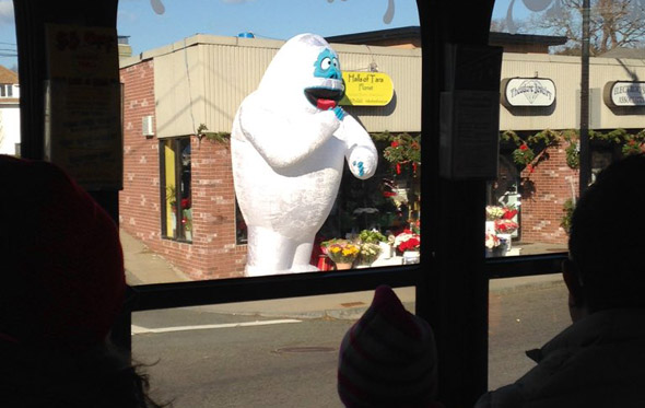 Abominable snowman in West Roxbury
