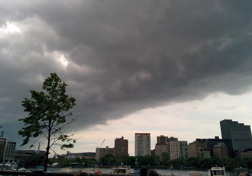 Clouds over the Charles River