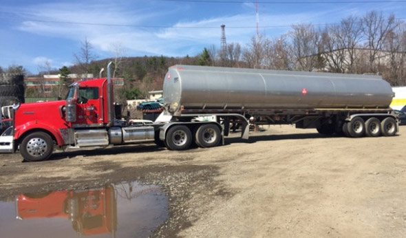 Tanker stopped by State Police