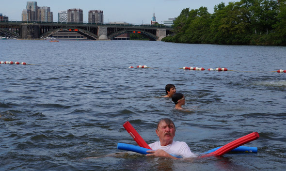 Swimming in the Charles River