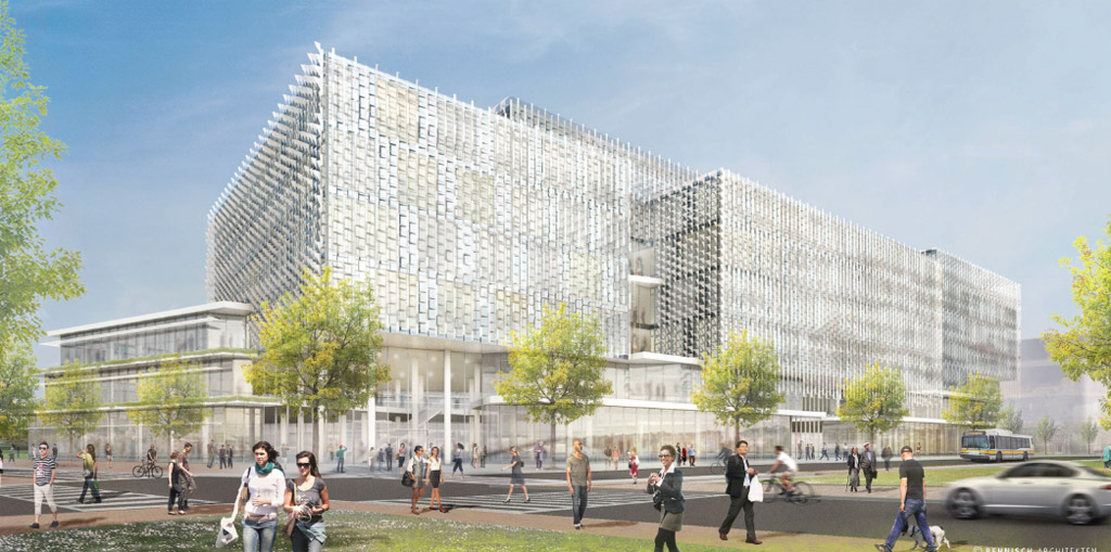 Proposed Harvard science and engineering center.