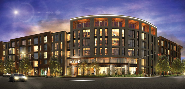 Proposed mixed use building at 530 Western Ave. in Brighton
