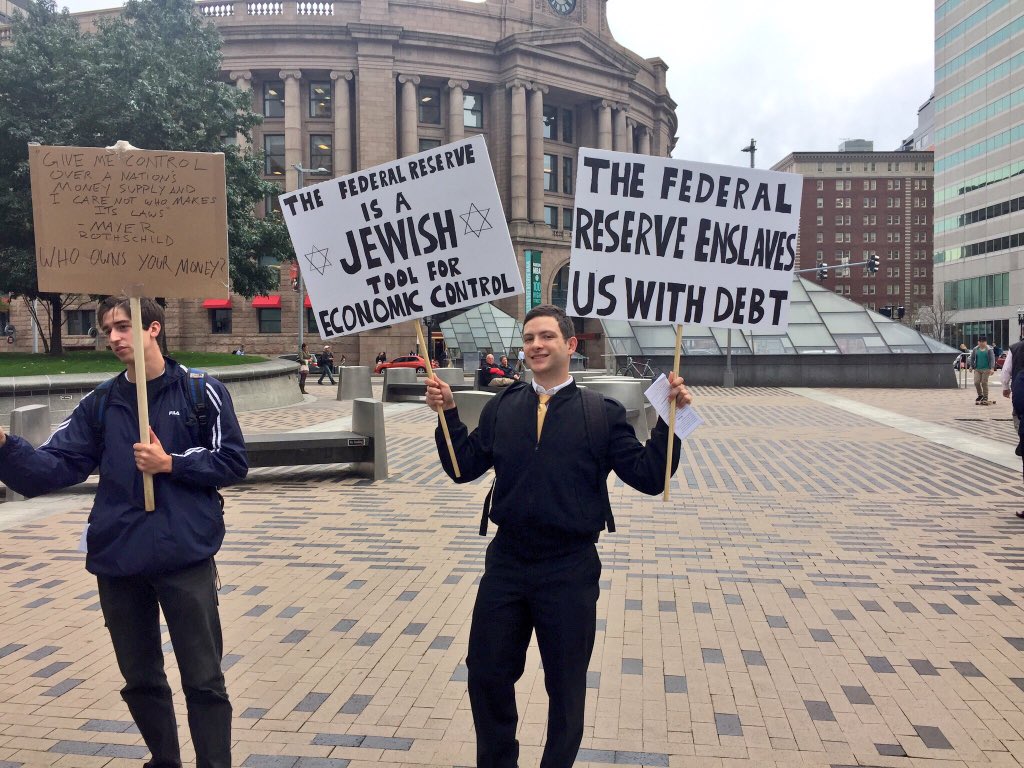 Anti-semites in downtown Boston