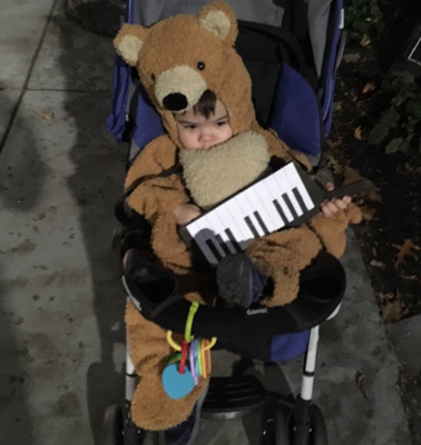 Baby Keytar Bear in Cambridge