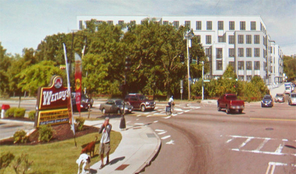 Possible view of new Walk Hill building from across American Legion Highway.
