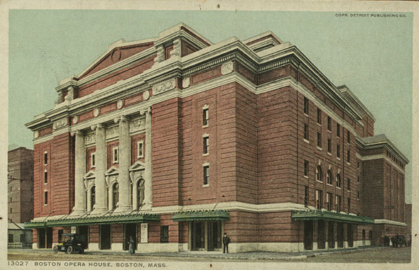 Boston Opera House on Huntington Avenue
