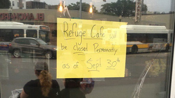 Refuge Cafe in Allston shutting on Sept. 30