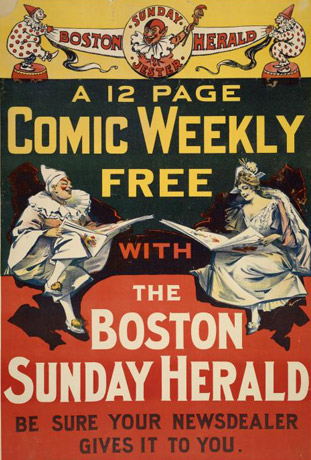 Boston Sunday Herald advertisement from the 1890s