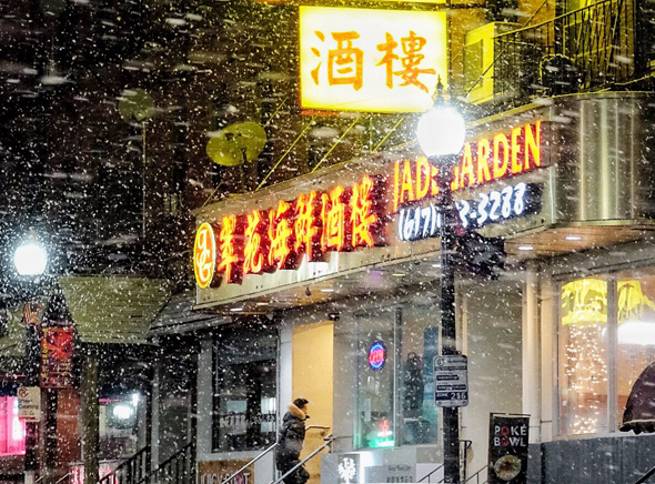 Snow in Chinatown
