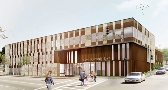 Conservatory Lab Charter School rendering