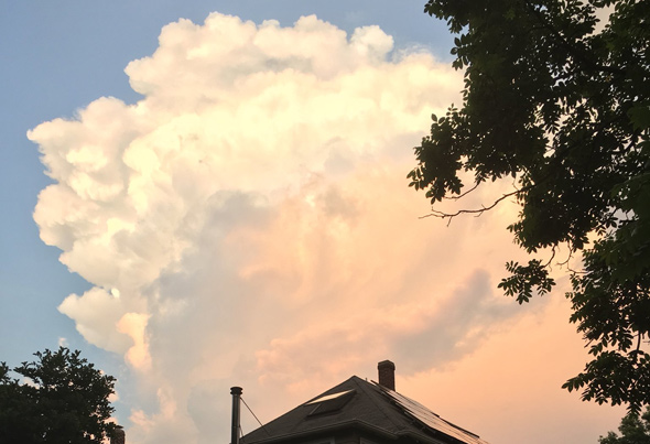 Thunderhead over Roslindale