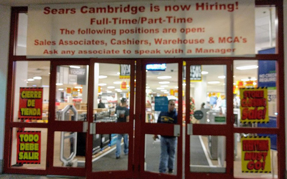 Cambridgeside Galleria Sears is closing