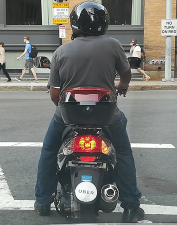 Uber scooter