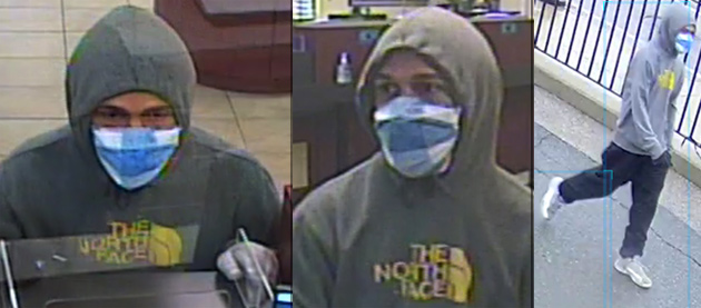 Wanted for Andrew Square bank robbery
