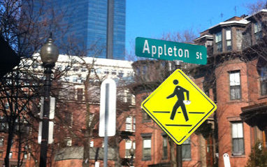 Appleton Street sign