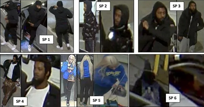 Photos of suspects