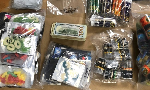 Edibles and money found at South Boston store