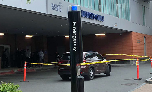 SUV used to drive victim to Boston Medical Center