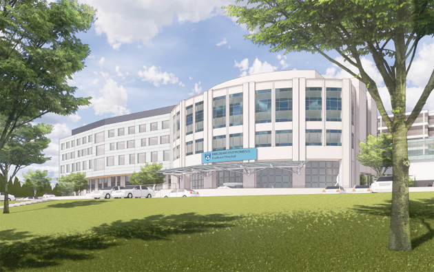 Rendering of new Faulkner Hospital