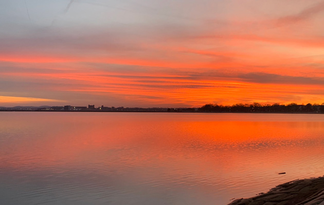 Sunset over Pleasure Bay