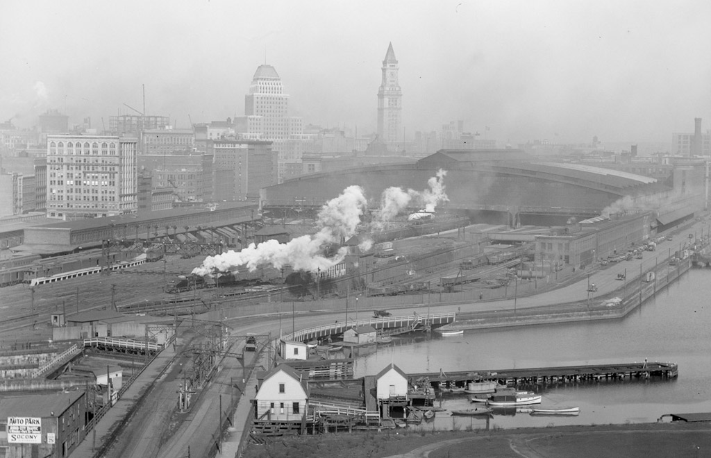 South Station in Boston before 1930