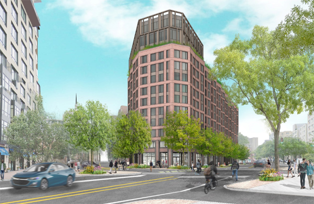 New senior-care building proposed for Franklin Institute site.