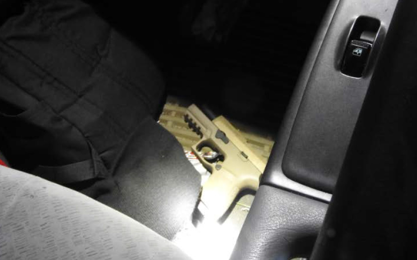 The gun seized from Boampong's car