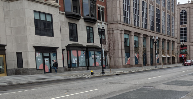 Boylston Street at 1:15 p.m.