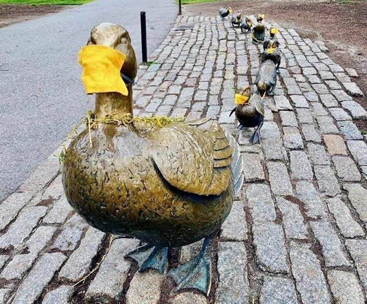 Make Way for Ducklings in Masks