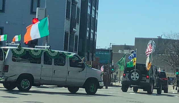 St. Patrick's sort of parade on Sunday