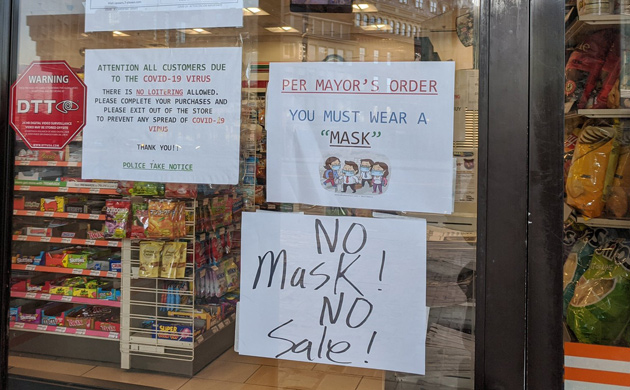 No mask, no service at Government Center 7-Eleven