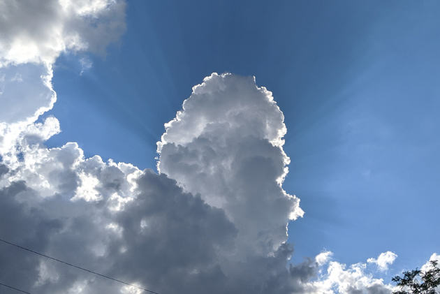 Halo cloud over Roslindale