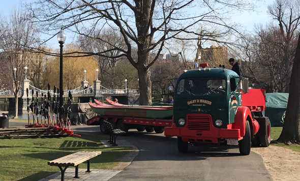 Swan Boats return to the Public Garden
