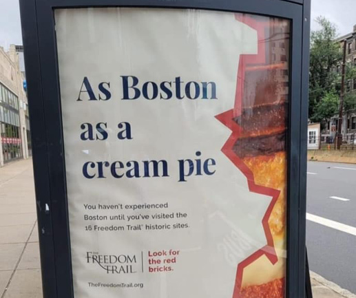As Boston as a cream pie