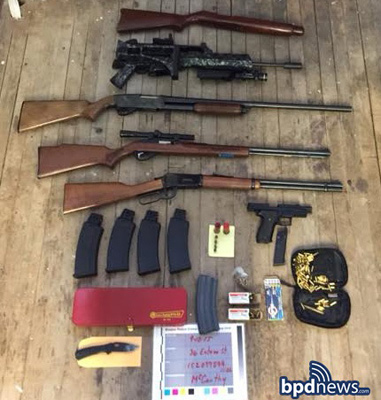 Alleged East Boston weapons seized