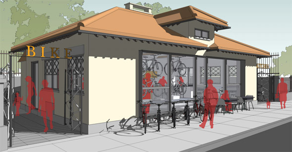 Proposed Bike Kitchen in Uphams Corner, Dorchester