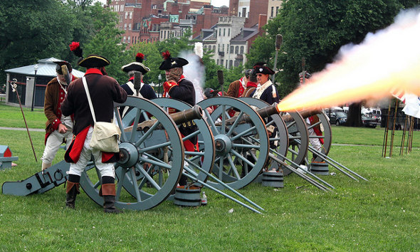 Cannon on the Common. Photo by Stevi