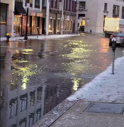 Water on India Street