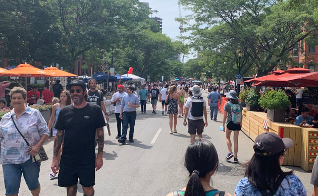 Newbury Street open to pedestrians today