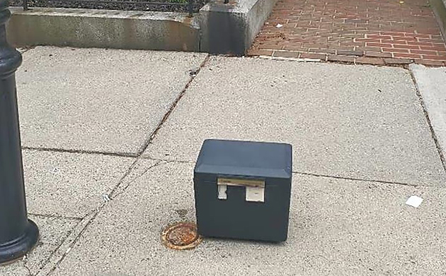 Small safe on Monument Square in Charlestown