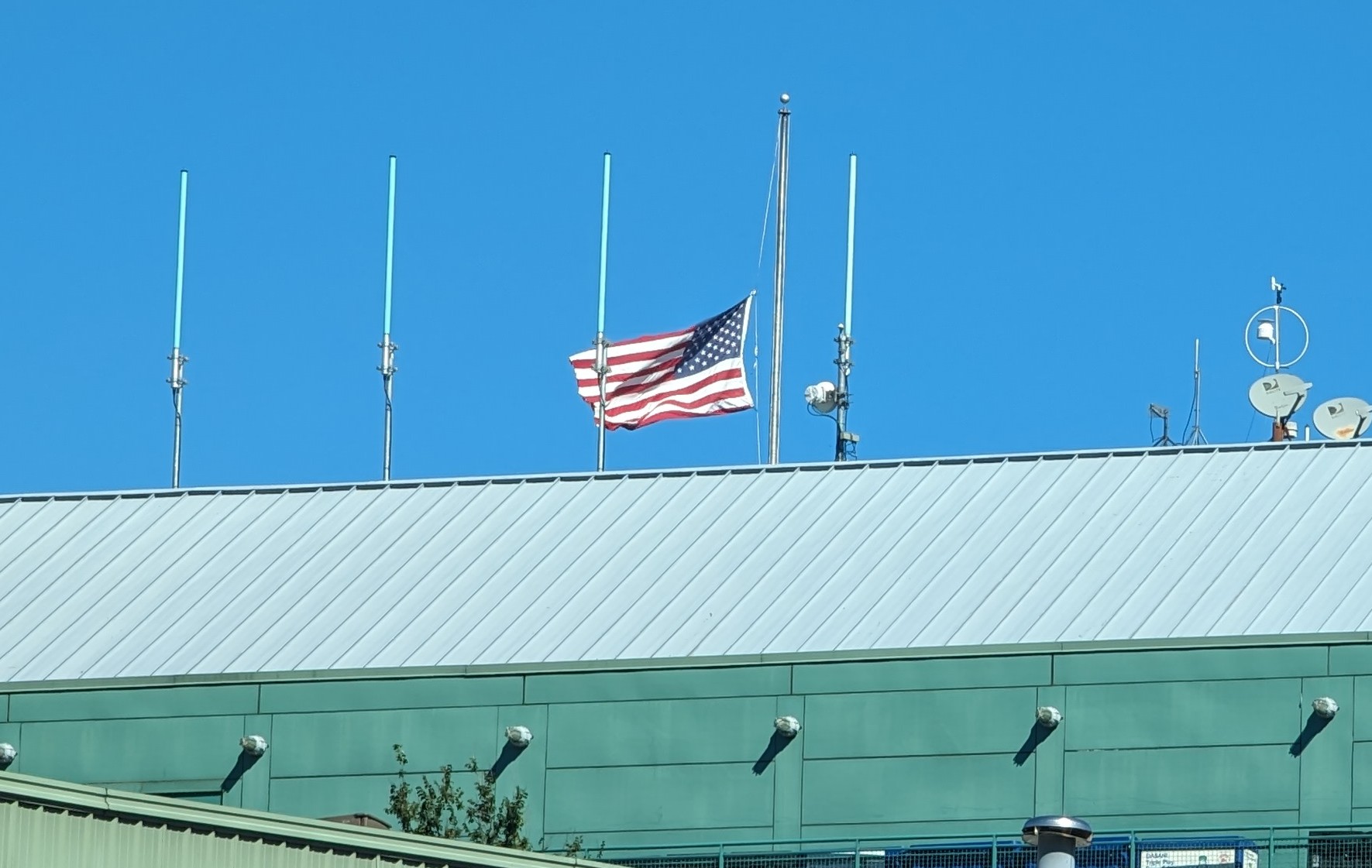 Flag lowered at Fenway