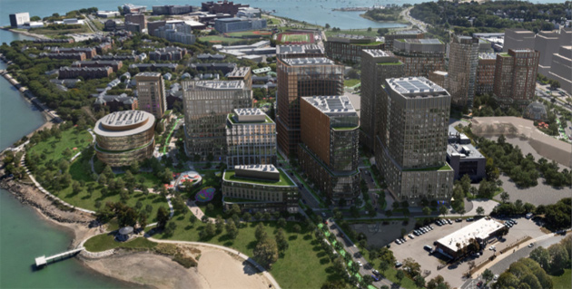 Rendering of Dorchester Bay City