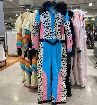 Colorful outfits at the Dick's in Dedham