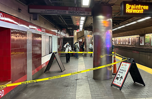 Area at Harvard taped off because of that equipment fall
