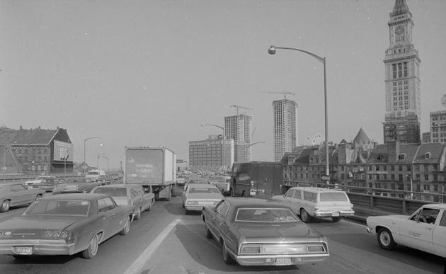 Traffic on the Central Artery in 1971