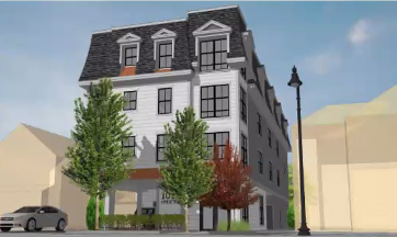 Rendering of proposed Hyde Park Avenue building