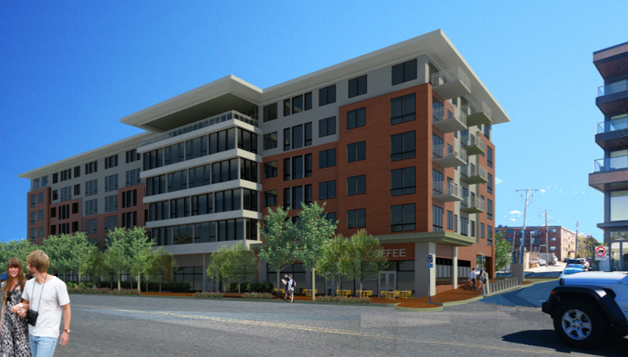 Rendering of proposed 500 Western Ave.
