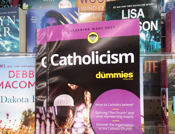 Catholicism for Dummies on sale at the South Boston Walgreens