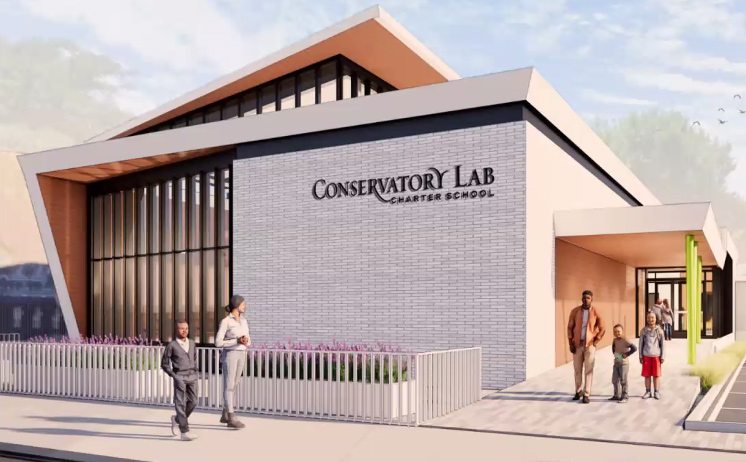 Rendering of proposed expanded lower Conservatory school